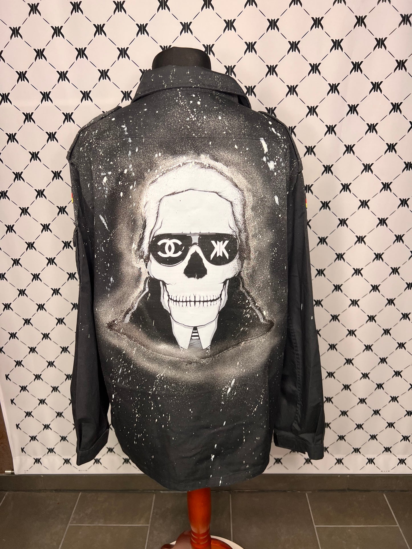 Military Jacket "Immortal Karl Who", kunstveredelt