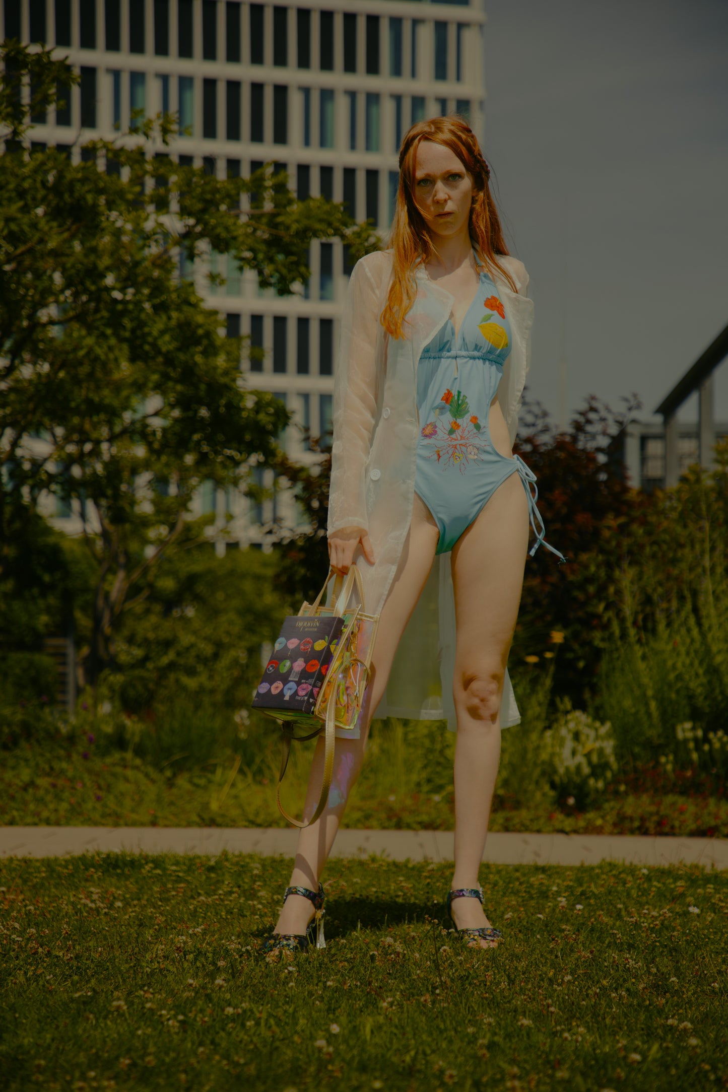 Organza Trenchcoat "White Dream"