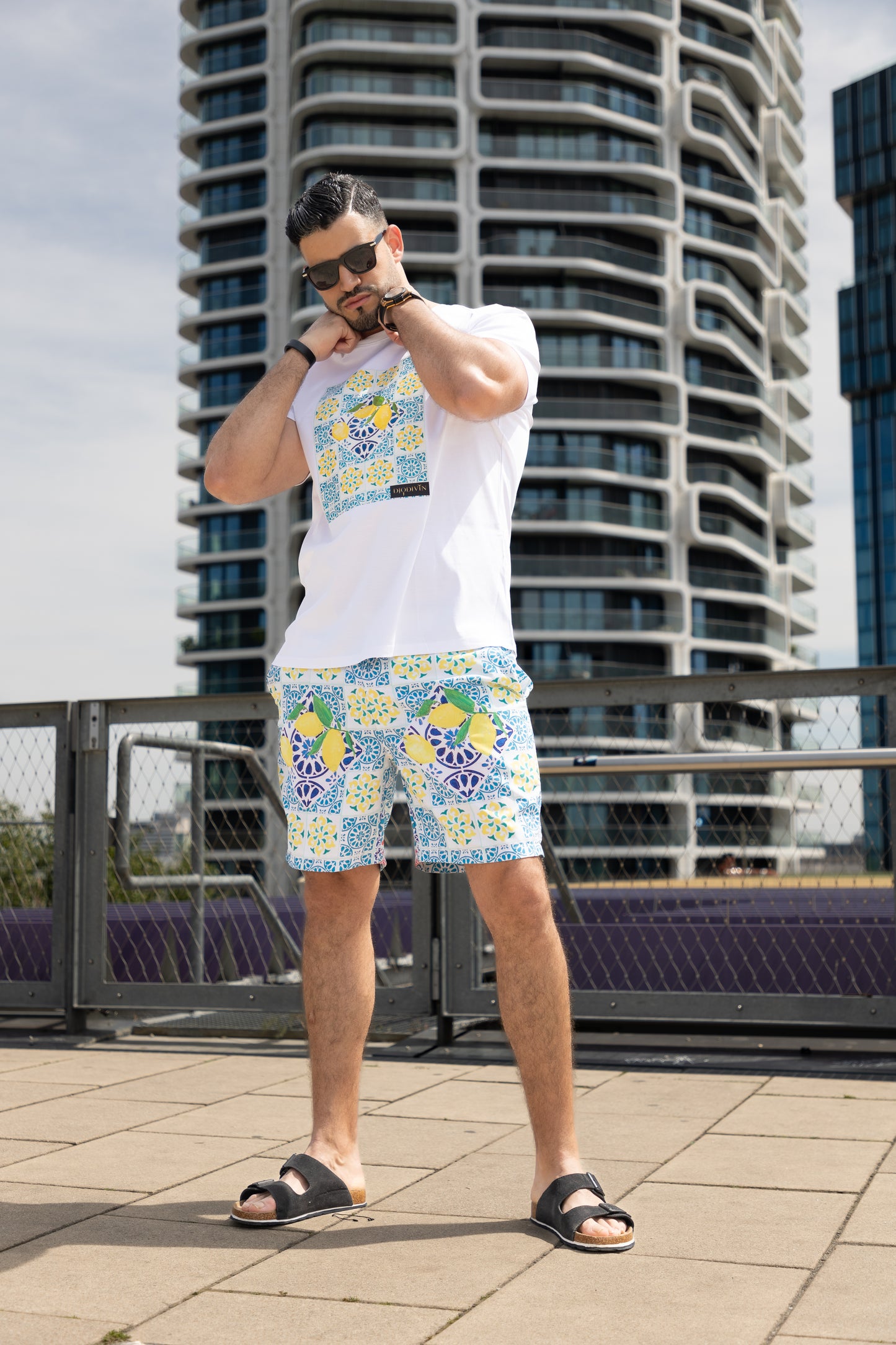 Shorts "Amalfi Lemon", Größe M/L