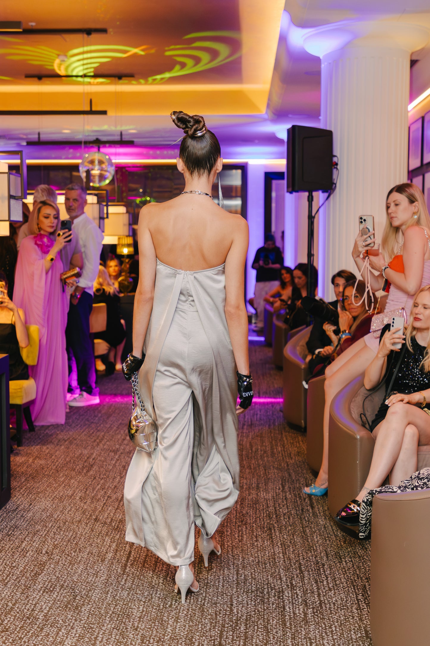 Overall "Divine Moon", champagne-silver, Größe S