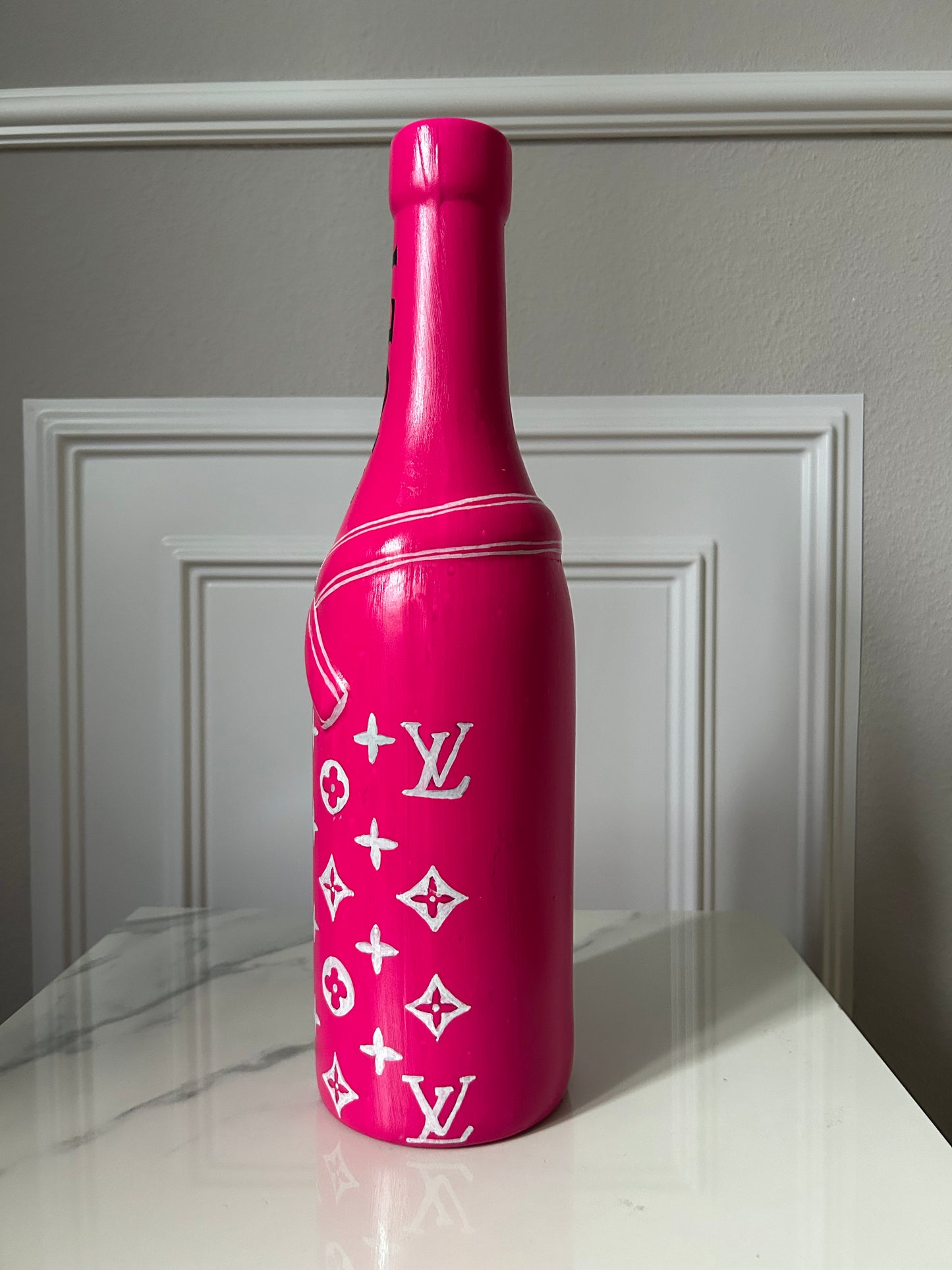 Sculpture "Champagner Skulptur & Vase "