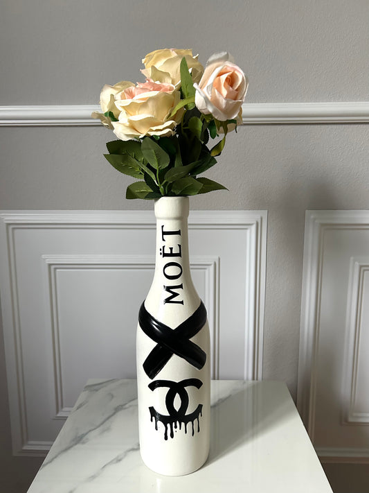 Sculpture "Champagner Skulptur & Vase CC "