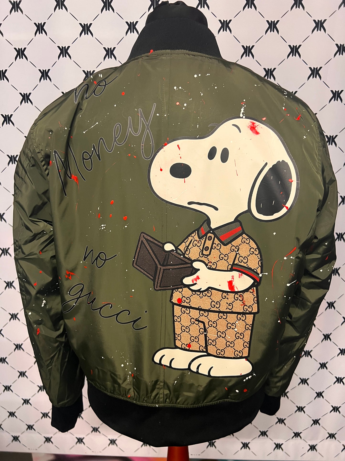 Bomberjacke "NO MONEY"