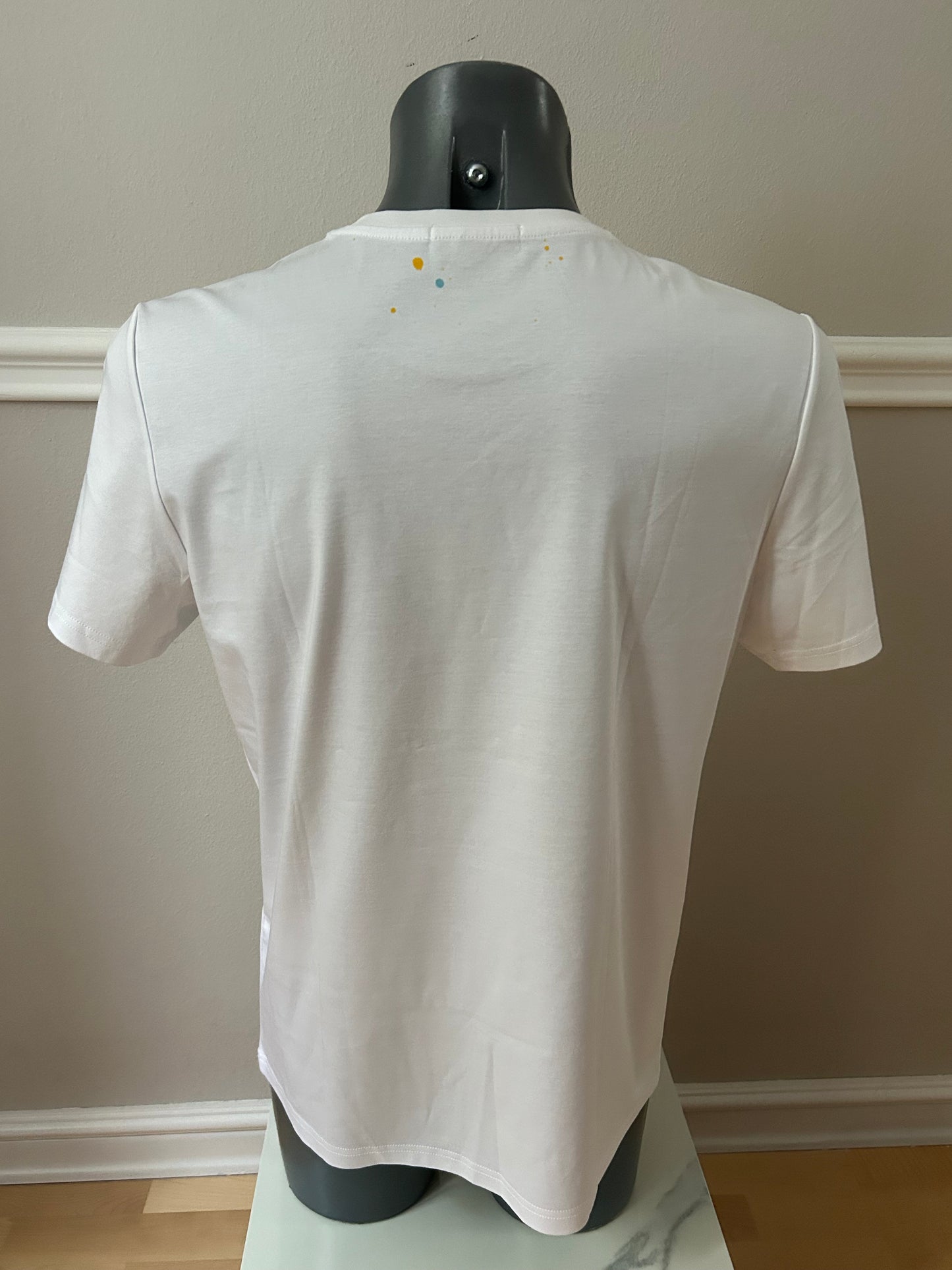 Grafitti T-Shirt "Amalfi Love", kunstveredelt