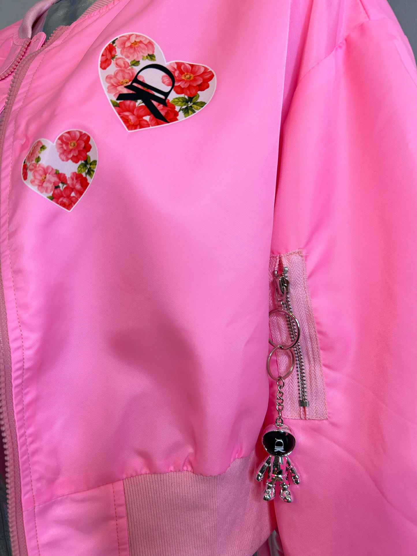 Bomberjacke Moon Rose, Größe S/M, pink