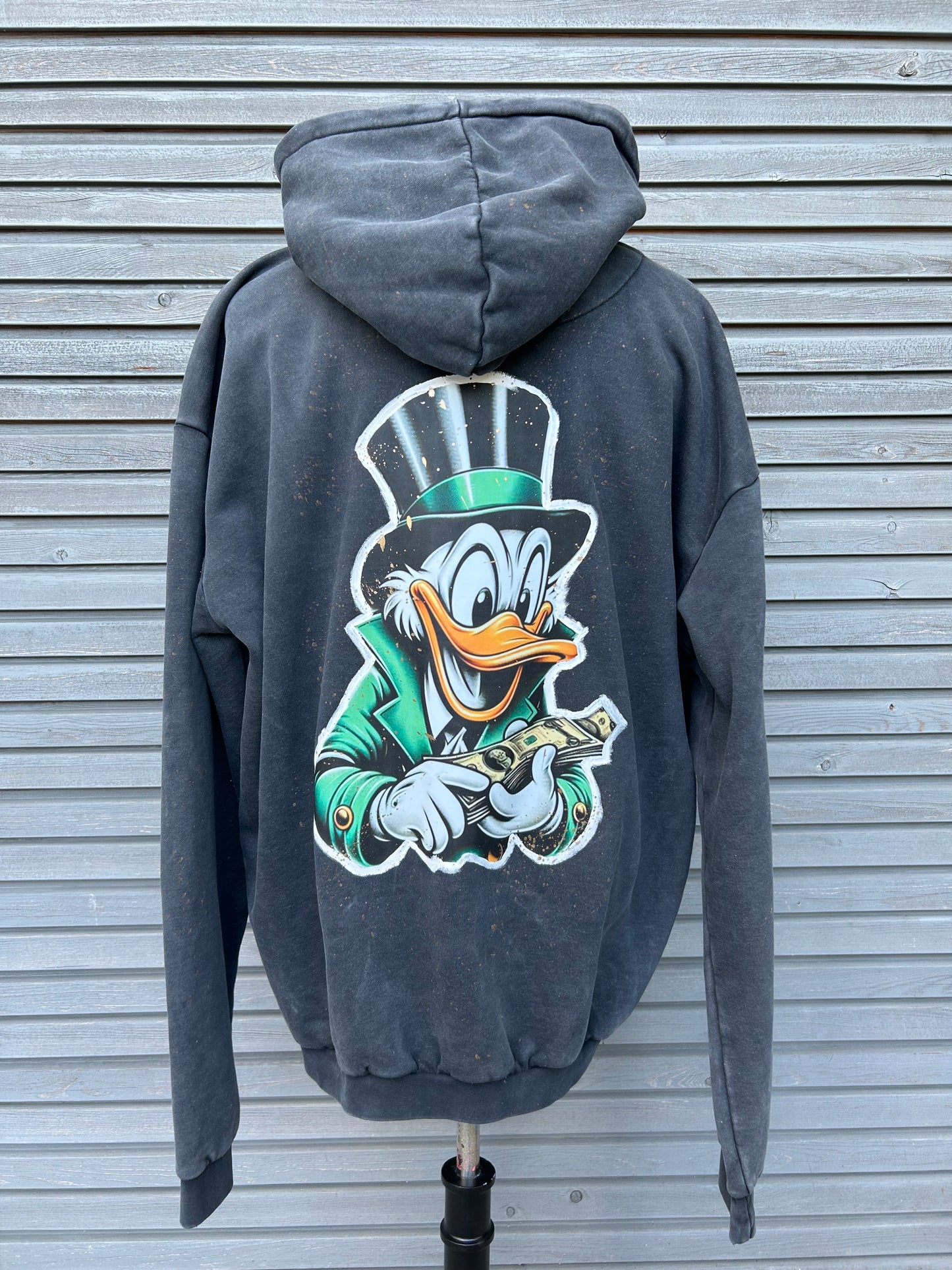 Hoodie "Money Duck", kunstveredelt, Größe M