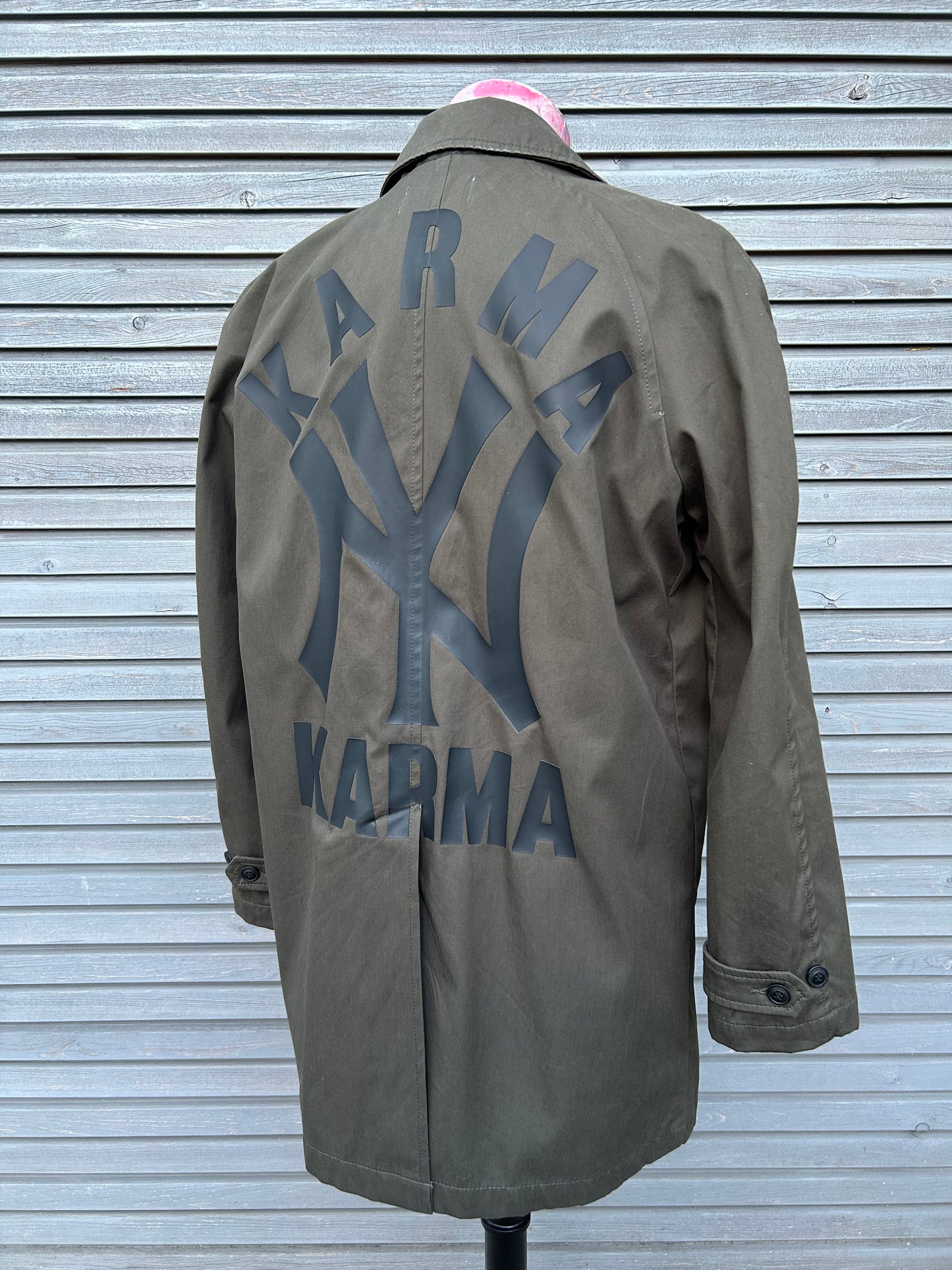 Mantel "NY Karma", kunstveredelt, Größe M