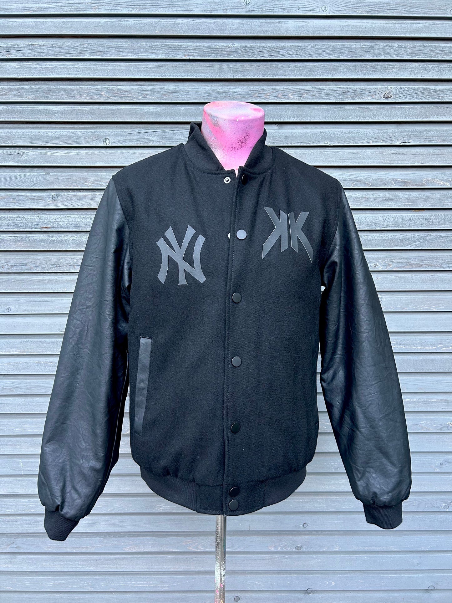 College Jacke "NY Karma", kunstveredelt, Größe M