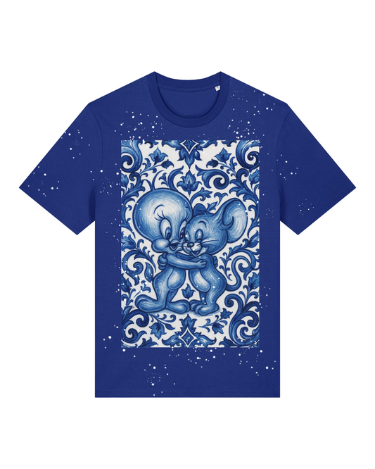 T-Shirt, kurzarm, „Amalfi Love“, kunstveredelt