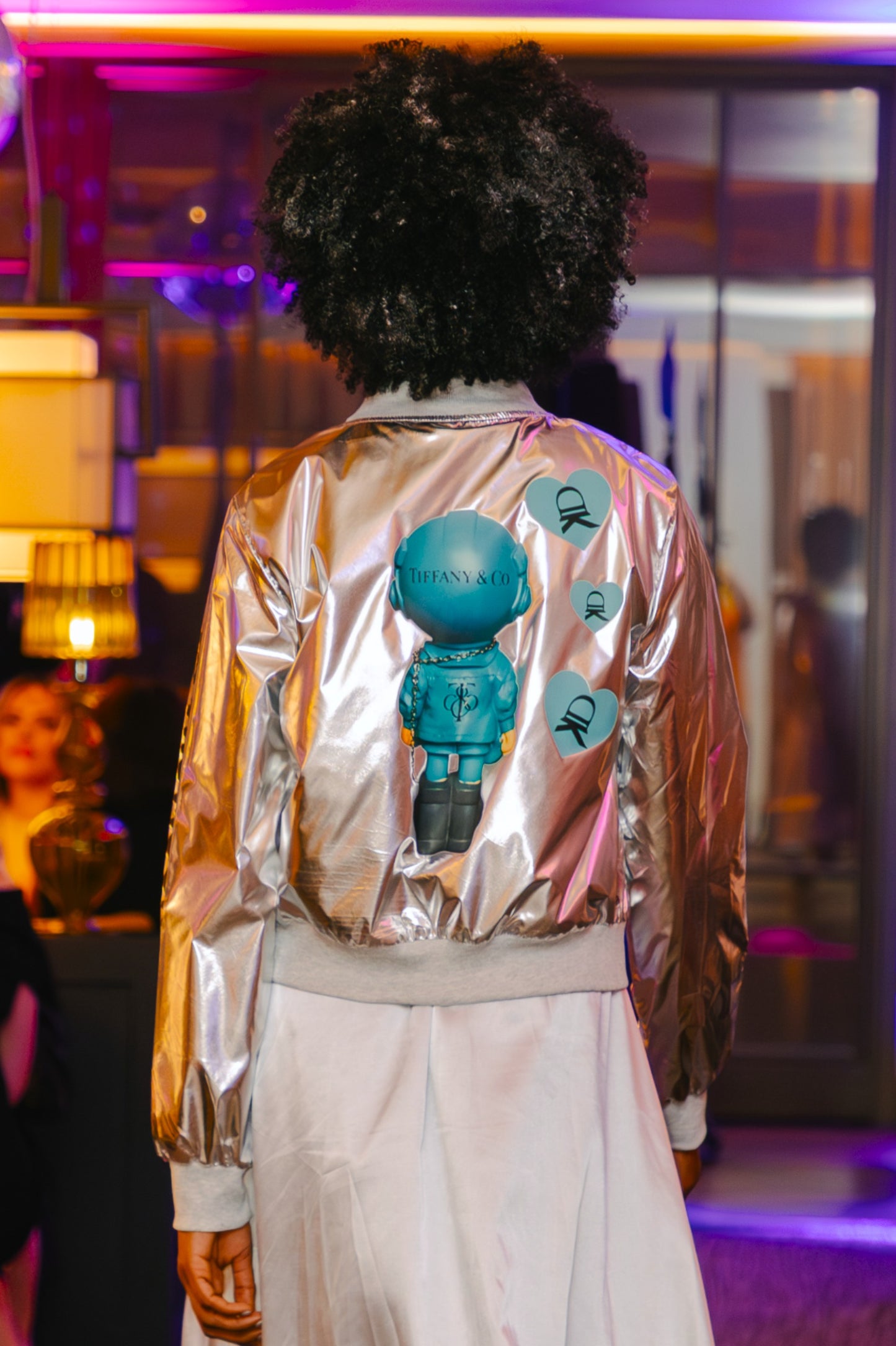 Bomberjacke Moon Breakfast at Tiffy’s , Größe S/M