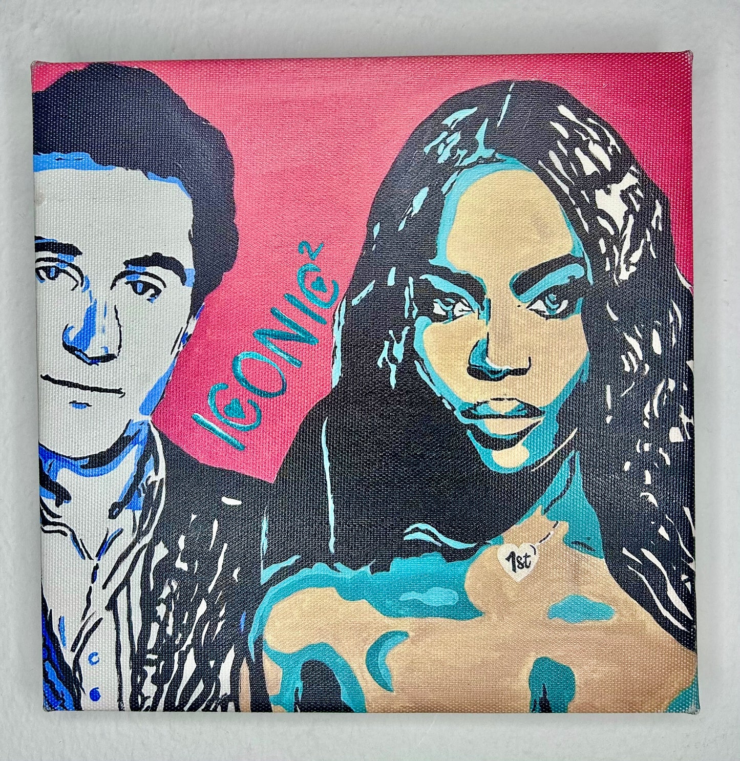 Art Bag "Naomi's Secret Love" mit Mini-Leinwand