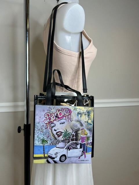 Art Bag "Don't call me Barbie" mit Mini-Leinwand