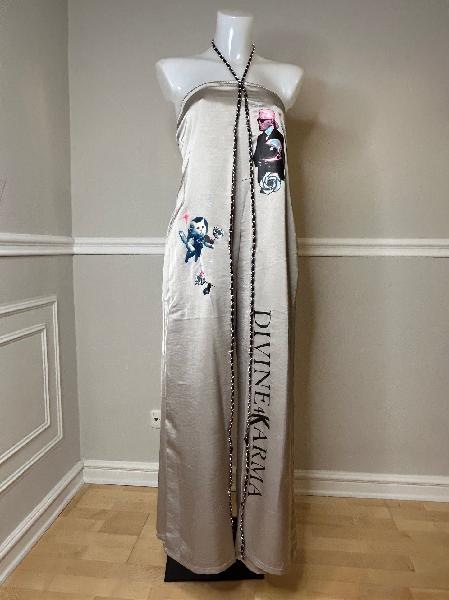 Overall "Divine Moon", champagne-silver, Größe S