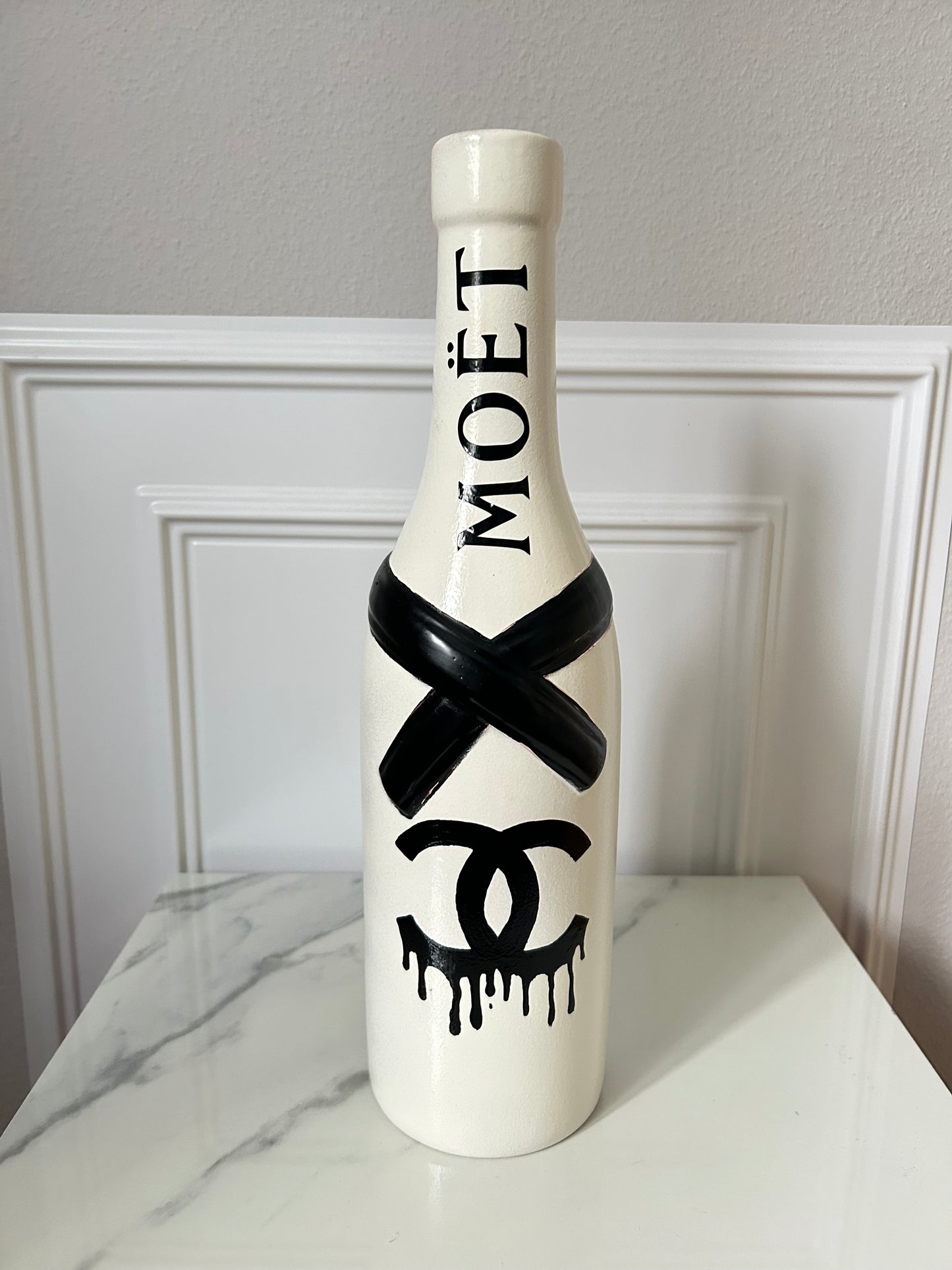 Sculpture "Champagner Skulptur & Vase CC "