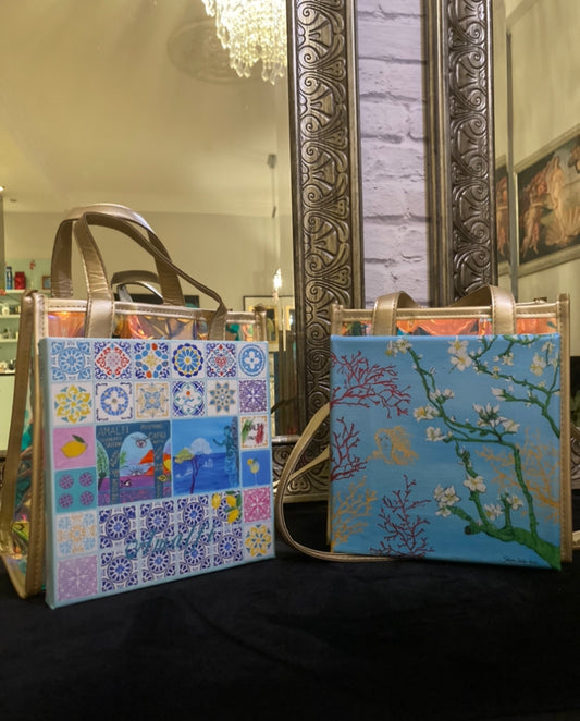 Art Bag "Amalfi Love" mit Mini-Leinwand