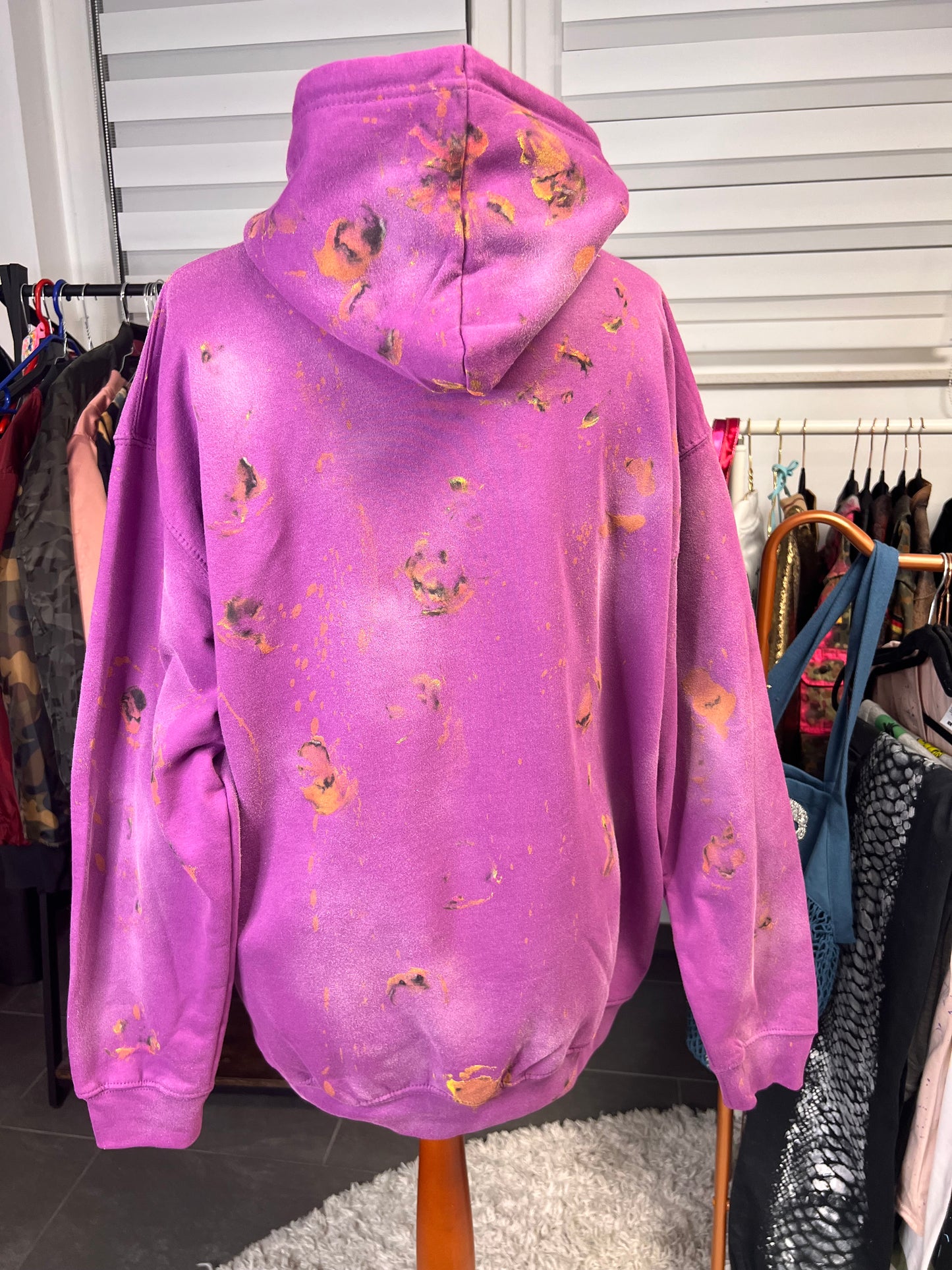 Hoodie "MOUSE LOVE FXXX YOU", kunstveredelt