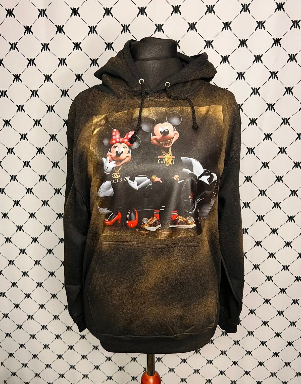 Hoodie "Luxury Love", kunstveredelt