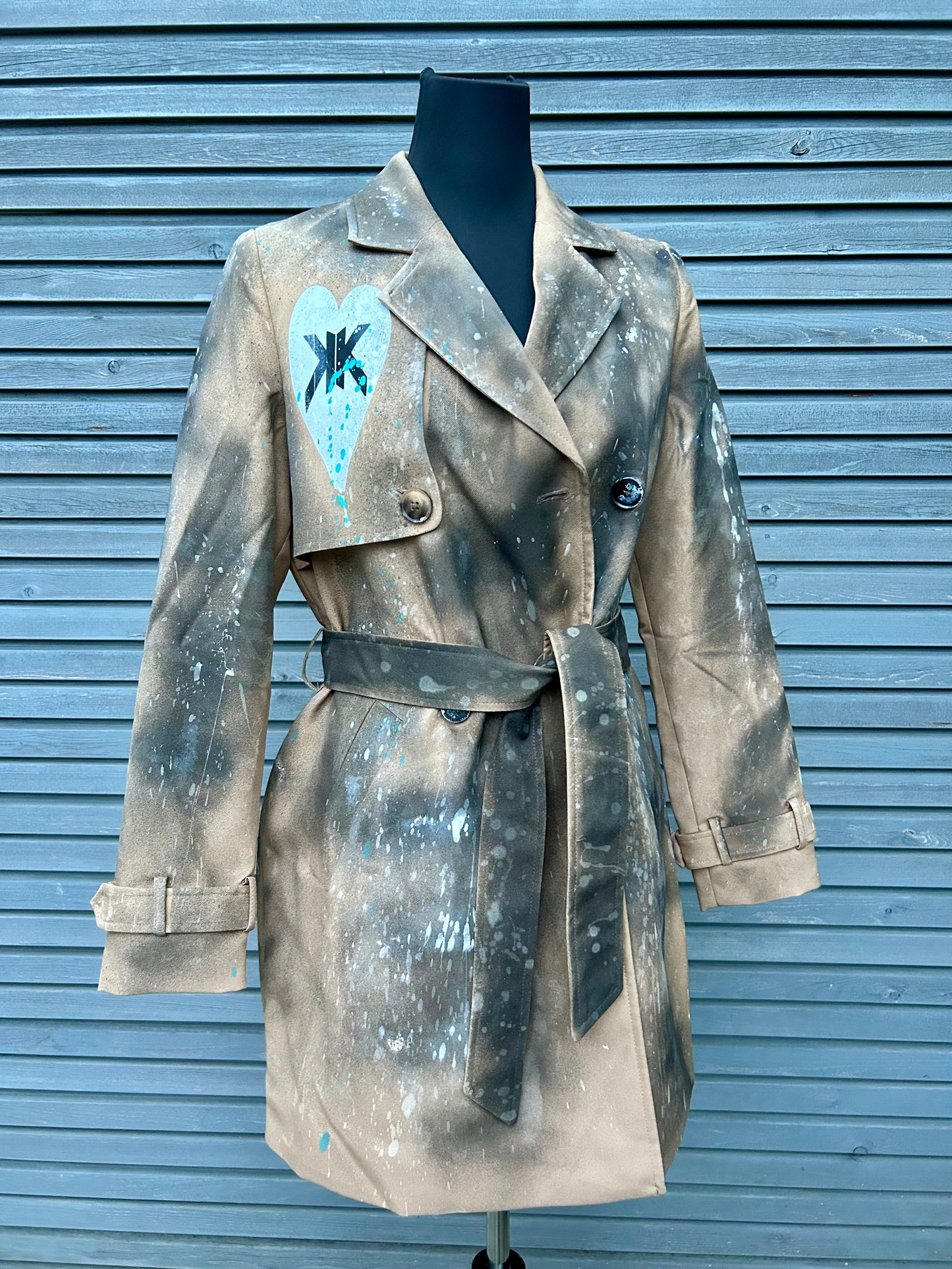 Mantel "Karl Who?", kunstveredelt