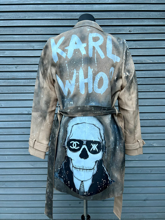 Mantel "Karl Who?", kunstveredelt