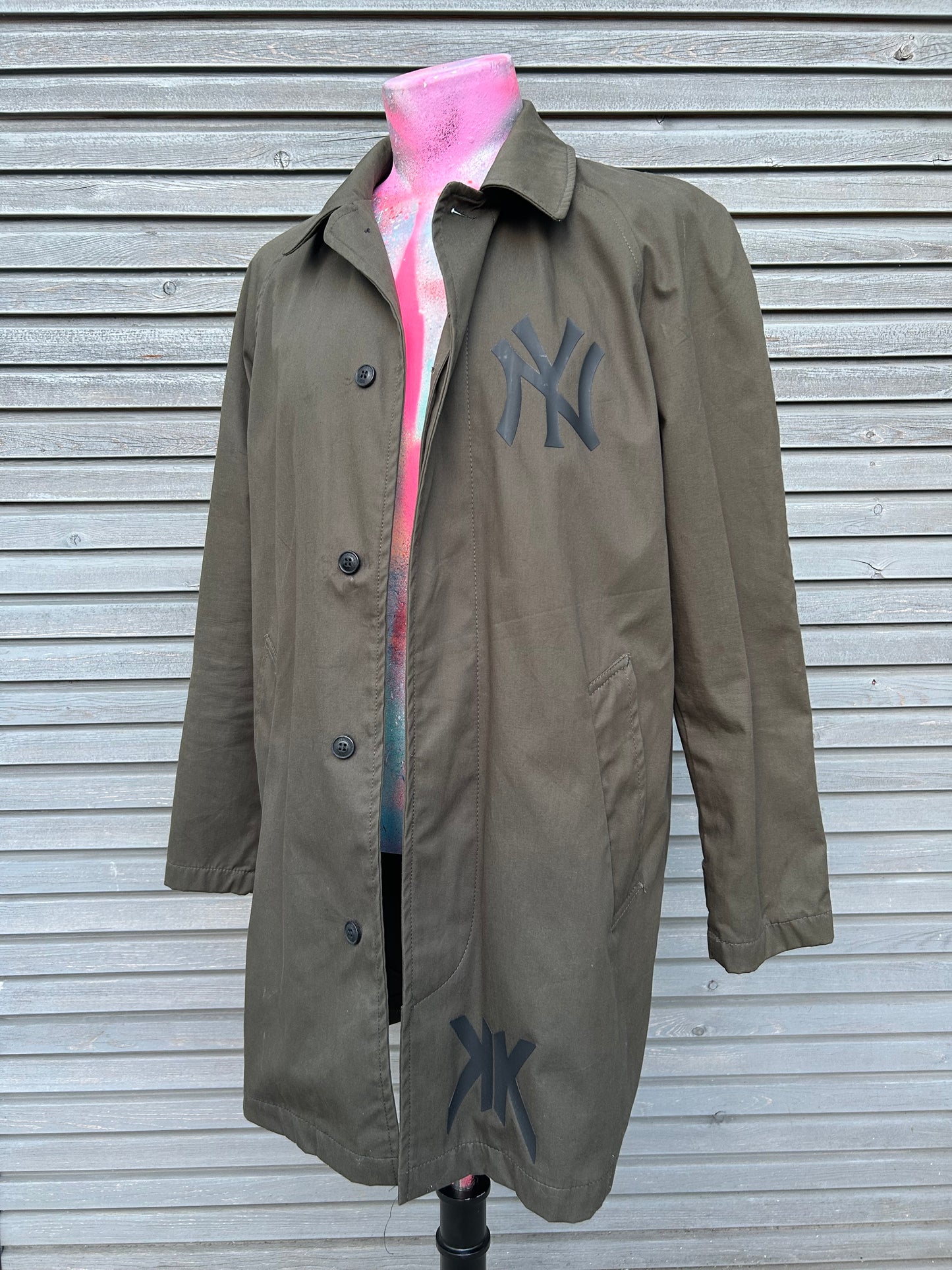 Mantel "NY Karma", kunstveredelt, Größe M