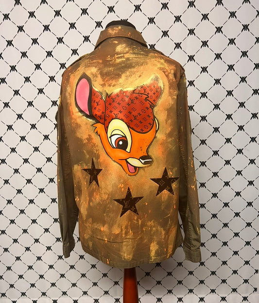 Military Jacket "Luxury Clash", kunstveredelt