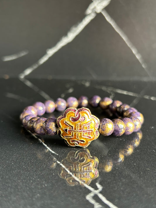 Heilstein-Perlenarmband „Zen“