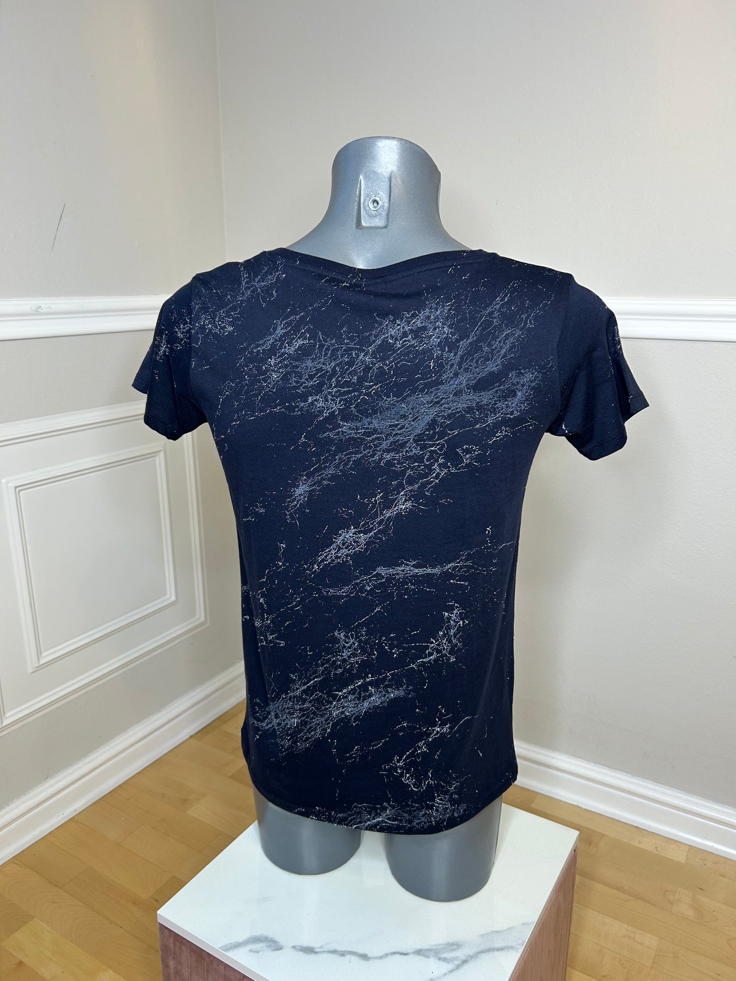 T-Shirt, kurzarm, „Iconic Cat“, kunstveredelt, Größe M