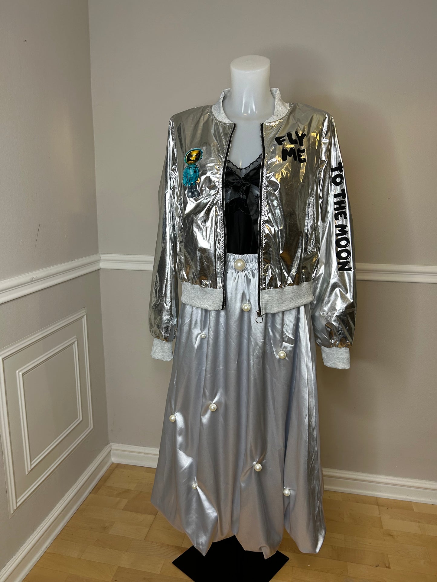 Bomberjacke Moon Breakfast at Tiffy’s , Größe S/M