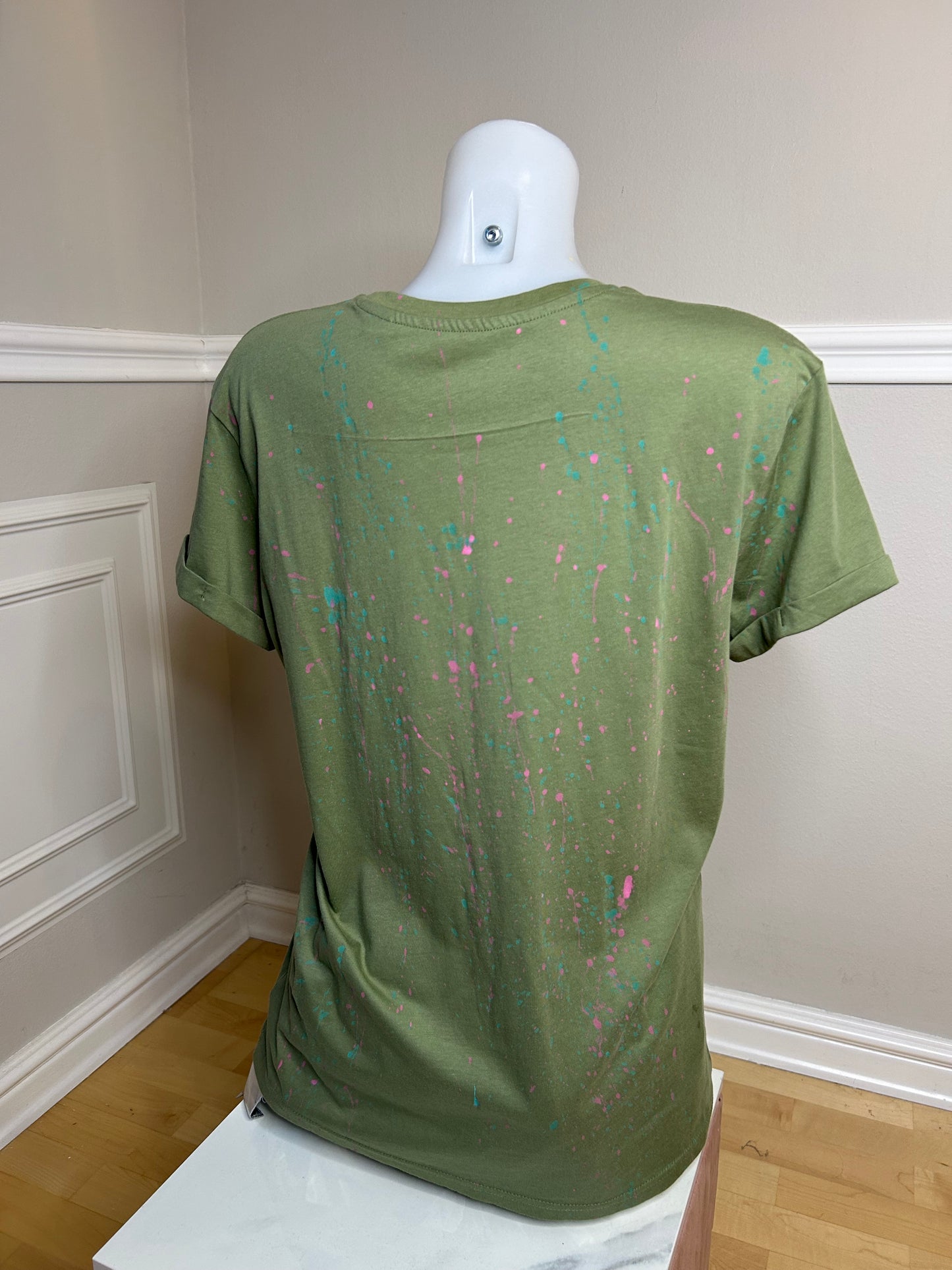 T-Shirt, kurzarm, „Mouse Love“, kunstveredelt, Größe M