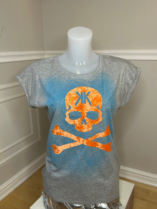 T-Shirt, kurzarm, „Immortal Skull“), kunstveredelt, Größe S