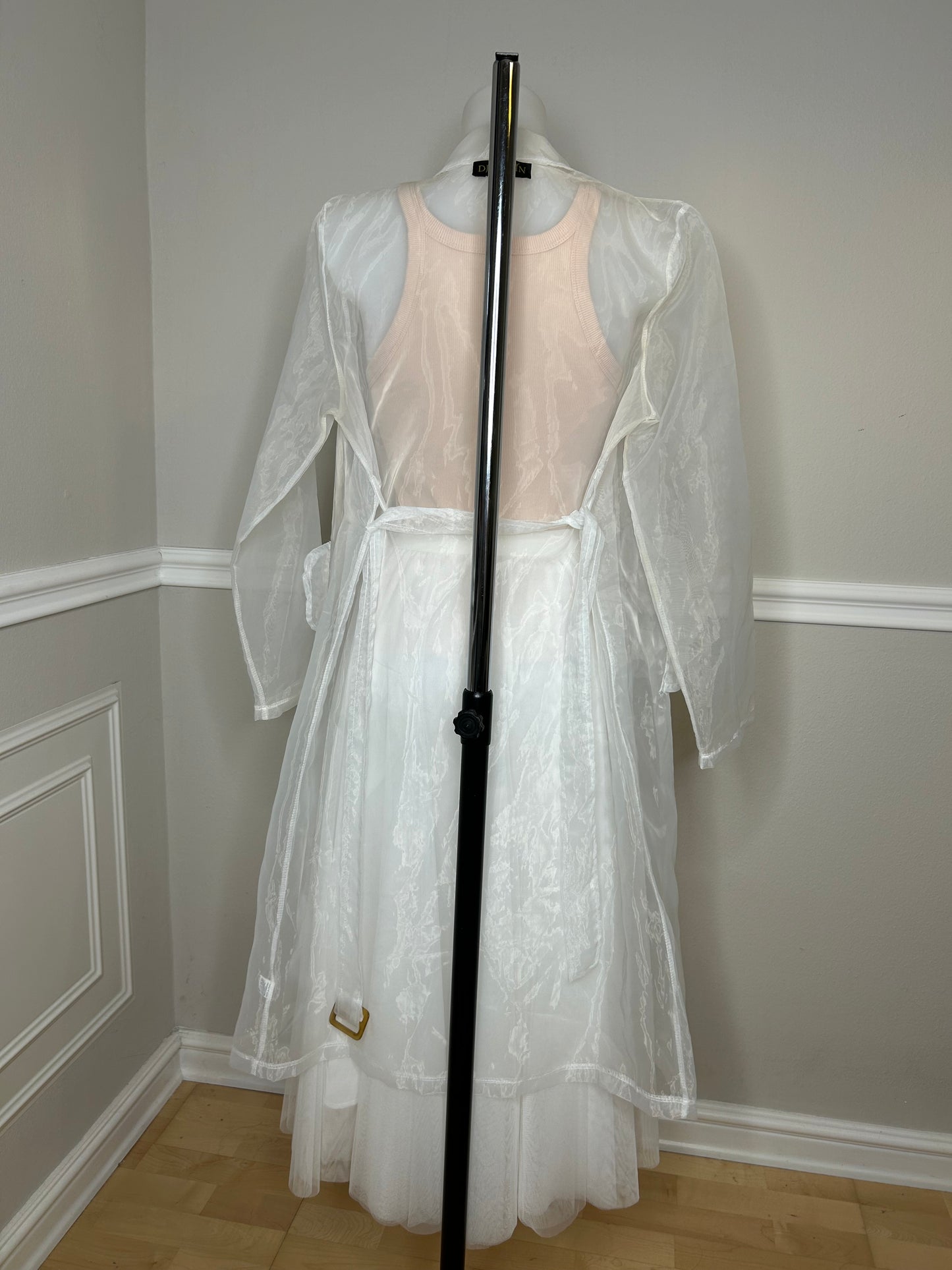 Organza Trenchcoat "White Dream"