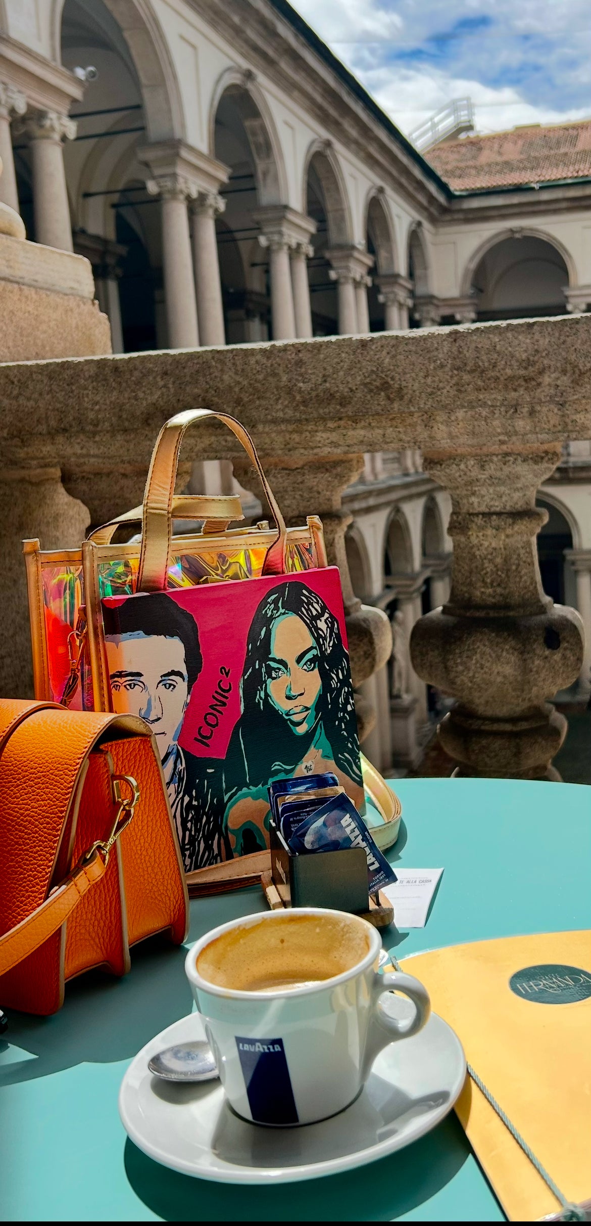 Art Bag "Naomi's Secret Love" mit Mini-Leinwand