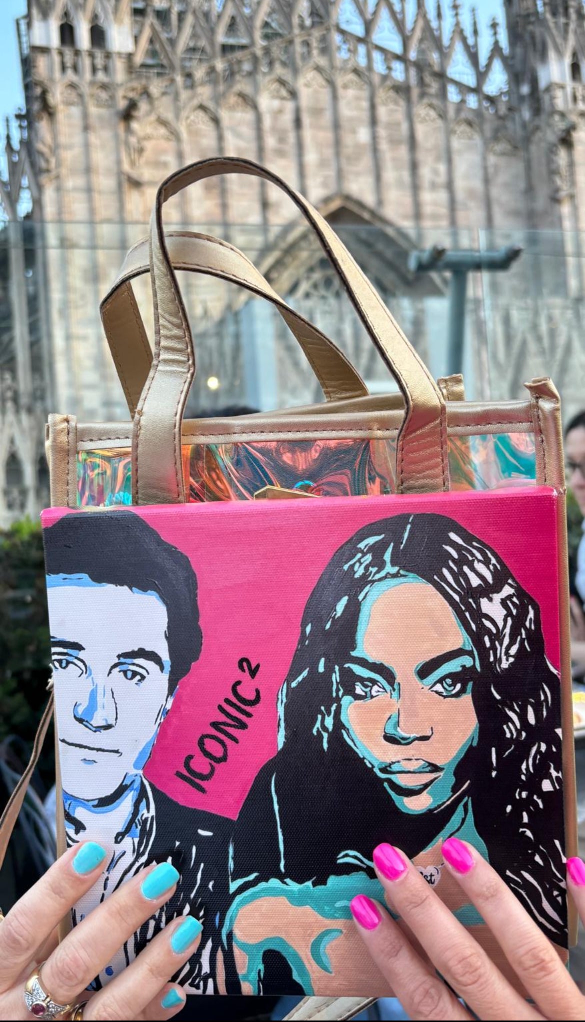 Art Bag "Naomi's Secret Love" mit Mini-Leinwand